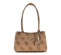 GUESS borsa a tracolla Meridian II Shoulder Satchel Bag Latte Logo marrone chiaro