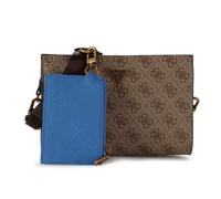 GUESS Borsa a tracolla 'Milano' beige / blu / marrone Uomo GUESS One Size