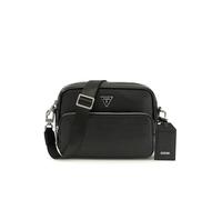 GUESS borsa a tracolla Milano Crossbody Double Zip Bag Black nero