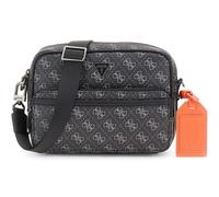 GUESS borsa a tracolla Milano Crossbody Double Zip Bag Dark Black