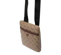 GUESS Borsa a tracolla 'MILANO CROSSBODY FLAT' beige scuro / marrone / oro Uomo GUESS One Size