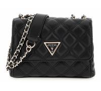 GUESS borsa a tracolla Mini Compound Convertible Flap Bag Black
