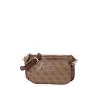 GUESS Borsa a tracolla 'NOELLE II DBL POUCH CROSSBODY' marrone / cappuccino Donna GUESS One Size marrone / cappuccino