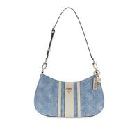 GUESS borsa a tracolla Noelle II Top Zip Shoulder Bag Denim Logo celeste