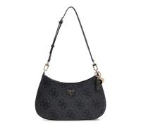 GUESS borsa a tracolla Noelle II Top Zipper Coal Logo grigio scuro