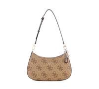 GUESS borsa a tracolla Noelle II Top Zipper Shoulder Bag Latte Logo/Brown marrone chiaro
