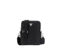 GUESS borsa a tracolla Torino Crossbody Double Zip Bag Black nero