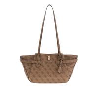 GUESS borsa a tracolla Yesba Girlfriend Shoulder Satchel Bag Latte Logo marrone