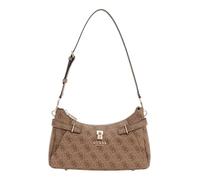 GUESS borsa a tracolla Yesba Shoulder Bag Latte Logo marrone chiaro