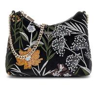 GUESS borsa a tracolla Zalina Top Zip Shoulder Bag Black Multi nero