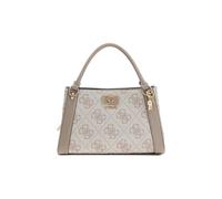 GUESS borsetta borsa a tracolla Karnilla Logo Girlfriend Satchel Dark Taupe Logo grigio talpa