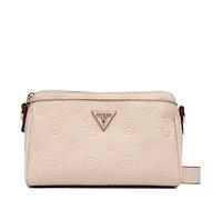 Guess Borsa a tracolla Cresidia II Mini Top Zip Donna Off White Logo bianco 422147
