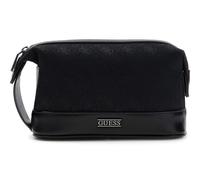 GUESS borsa da toilette Boston Necessaire Dark Black nero