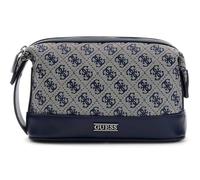 GUESS borsa da toilette Boston Necessaire Sand Blue blu scuro