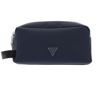 GUESS borsa da toilette Certosa Saffiano ECO Beauty Case Blue