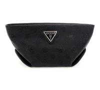 GUESS borsa da toilette Helina Top Zip Cosmetic Bag Black Logo nero