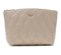 GUESS borsa da toilette Maxine Top Zip Cosmetic Bag Light Taupe grigio talpa