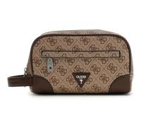 GUESS borsa da toilette Milano Small Necessaire Beige/Cognac marrone chiaro