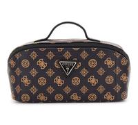 GUESS borsa da toilette Wilder Cosmetic Travel Bag L Brown