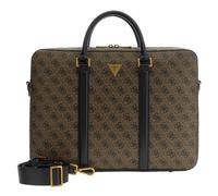 GUESS borsa da ufficio con scomparto per laptop Milano Laptop Bag Coffee marrone