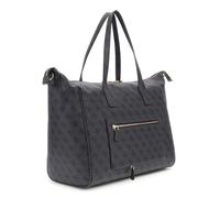 GUESS borsa da viaggio con scomparto per laptop Latona Carryon Large Tote Coal Logo grigio scuro