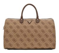 GUESS borsa da viaggio Weekender Duffel Bag Latte Logo / Brown
