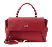 GUESS borsa a tracolla borsetta Devon Top Handle Flap Dark Cherry rosso scuro