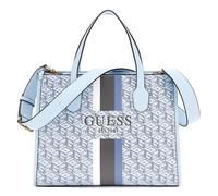 Guess Borsa Donna Borsa A Spalla Borsa A Mano Silvana Tote Logo Ice Blue Nuova