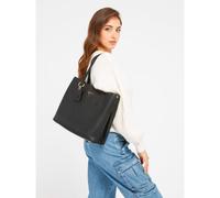 GUESS BORSA DONNA SHOPPER MERIDIAN TRIANGOLO LOGO NERO