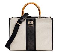 Guess Borsa Donna Spalla Kerima Bamboo 2 Scomparti Tote Natur, Logo
