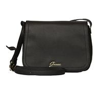 Guess Borsa donna tracolla con chiusura a patta articolo HWLATIP2330 laeti crossbody- cm.24 x cm.19 x cm.8 (circa), BLA - Black, Taglia unica