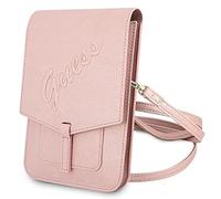 GUESS Borsa GUWBRSAVSPI rosa Saffiano Script