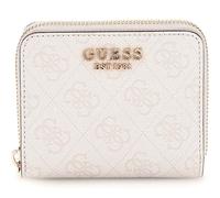 GUESS borsa Katya SLG Small Zip Around Wallet White Logo