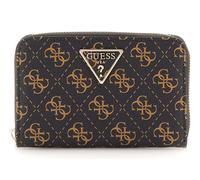 GUESS borsa Laurel SLG Medium Zip Around Wallet Brown Logo