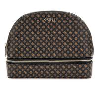 GUESS borsa per utensili Dome Cosmetic Pouch L Mocha Logo Multi
