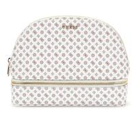 GUESS borsa per utensili Dome Cosmetic Pouch L White Logo Multi