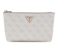 Guess Borsa per utensili Laurel II Wristlet Pouch Bone Logo Avorio