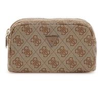 GUESS borsa per utensili Zamira Double Zip Latte Logo