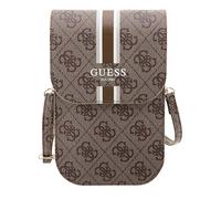 Guess, Borsa porta PC Stripe 4G, Marrone