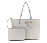 GUESS borsa shopper borsa a tracolla con scomparto per laptop Power Play II Large Tech Tote Bone Logo avorio
