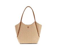 GUESS borsa shopper borsa a tracolla Tessi 2 in 1 Tote Cognac Multi marrone chiaro