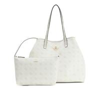 GUESS borsa shopper Emelie Logo 2 in 1 Tote White Logo bianco