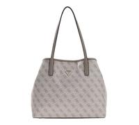 GUESS borsa shopper Victtoria 2 in 1 Tote Dark Taupe Logo grigio talpa