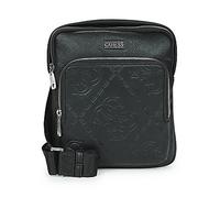 Guess Borsa Shopping BOSTON CROSSBODY FLAT in Nero Unica