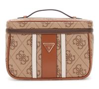 GUESS borsa trucco Erenia Toiletry Train Case Latte Logo