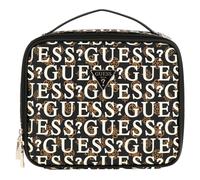GUESS borsa trucco Stark Cosmetic Organizer Case Brown Multi
