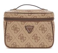 GUESS borsa trucco Toiletry Train Case Latte Logo / Brown