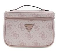 GUESS borsa trucco Toiletry Train Case Orchid Logo rosa antico