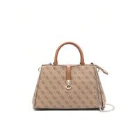 Guess Borse A Mano HWSG96 29060 LTL Borsa a mano Zamira realizzata in similpelle con metalleria color oro pallido che aggiunge un tocco di eleganza. Chiusura con cerniera lampo per una protezione sicu