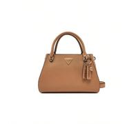 Guess Borse A Mano HWZG78 79070 BEI La borsa Noelle è realizzata in simil pelle con lavorazione saffiano, un materiale elegante e resistente. La chiusura con cerniera lampo garantisce praticità e sicu